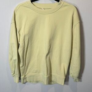 Yellow Lululemon crewneck
